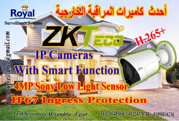 احدث كاميرات مراقبة الخارجية  IP Camera 4MP ماركة ZKTECO P_135359xgt1